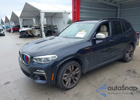 2018 BMW X3 M40I z USA, uszkodzony, nr VIN 5UXTS3C55J0Z00229